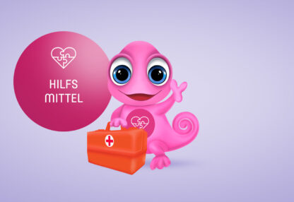 Maskottchen Leon Hilfsmittel