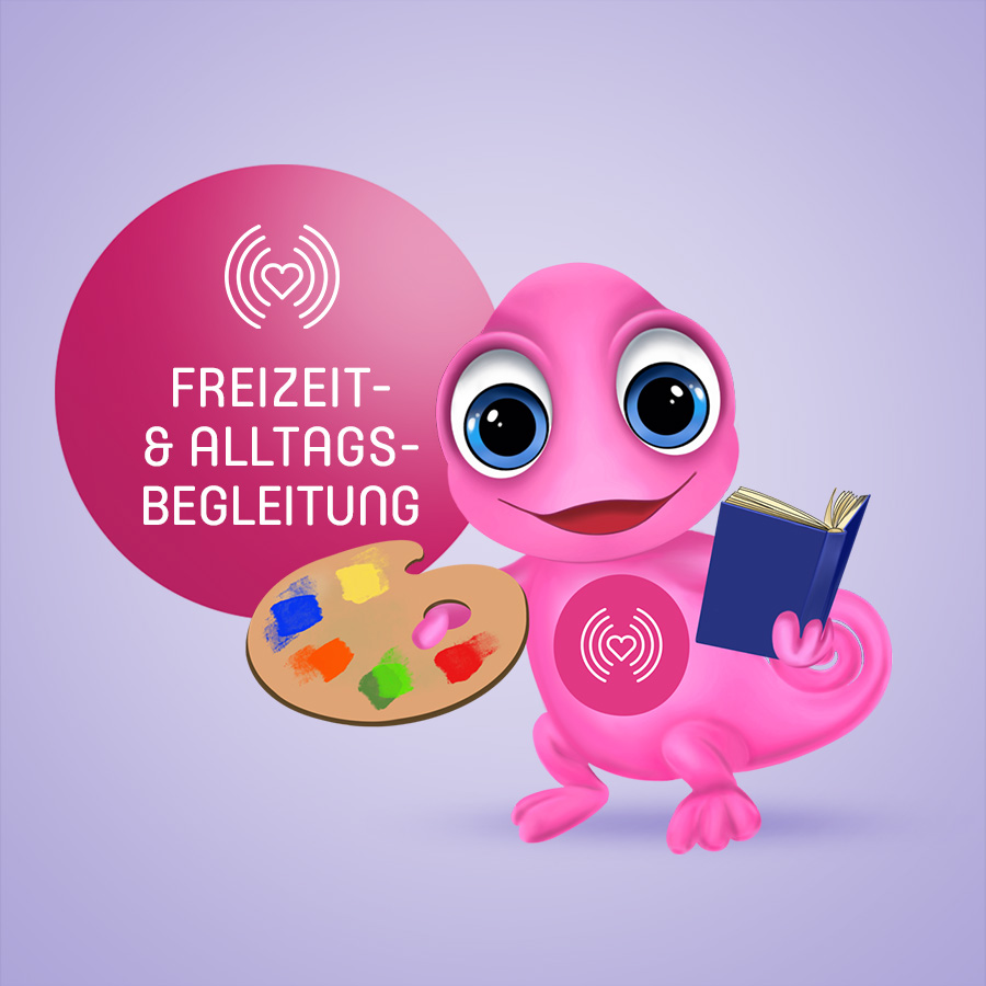 Maskottchen Leon Freizeit- & Alltagsbegleitung