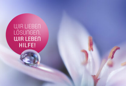 Wir lieben Lösungen. Wir leben Hilfe!
