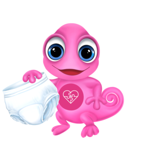 Maskottchen Leon Hilfsmittel Inkontinenz