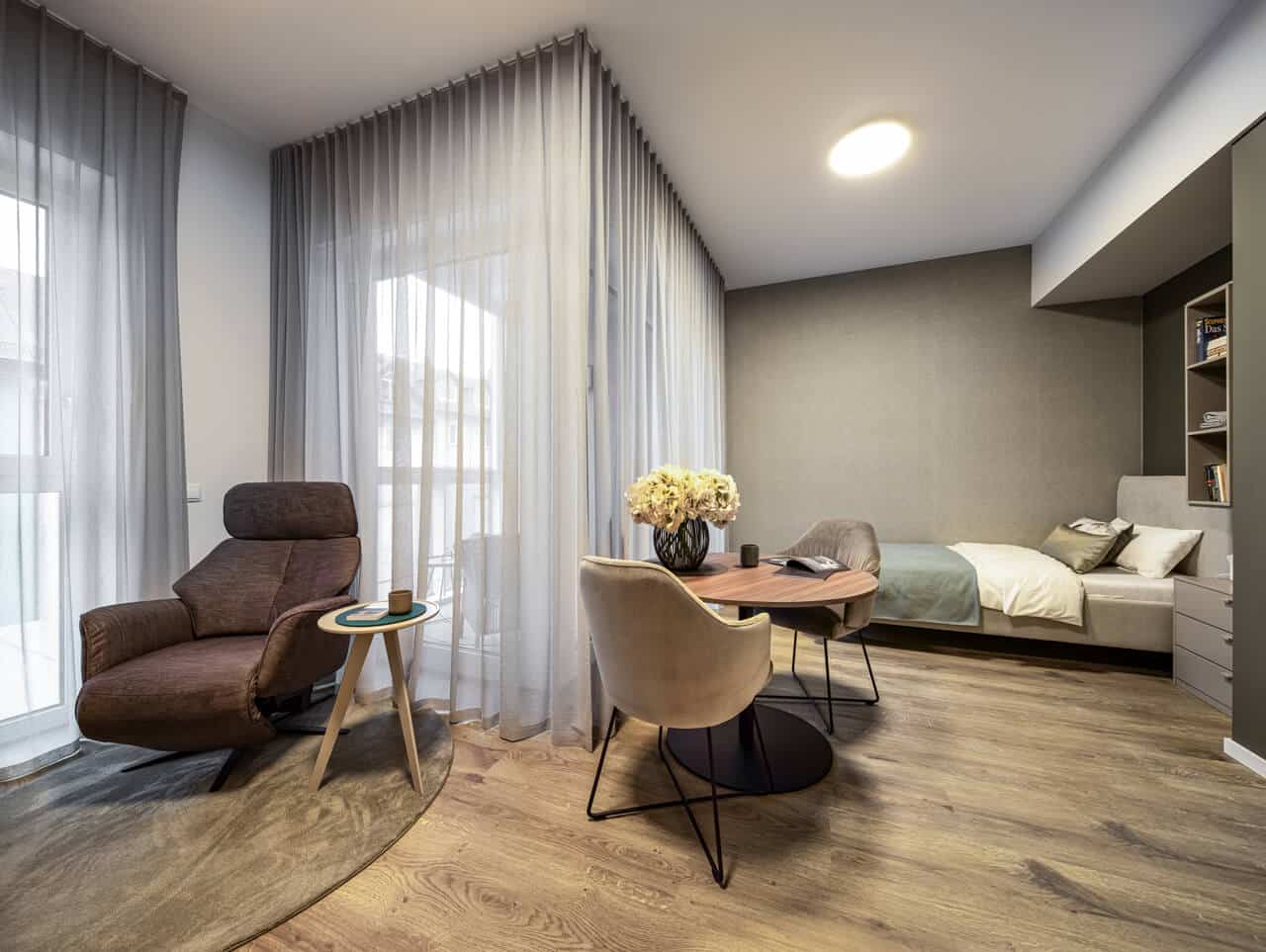 Apartmentansicht: Funktional und stilvoll