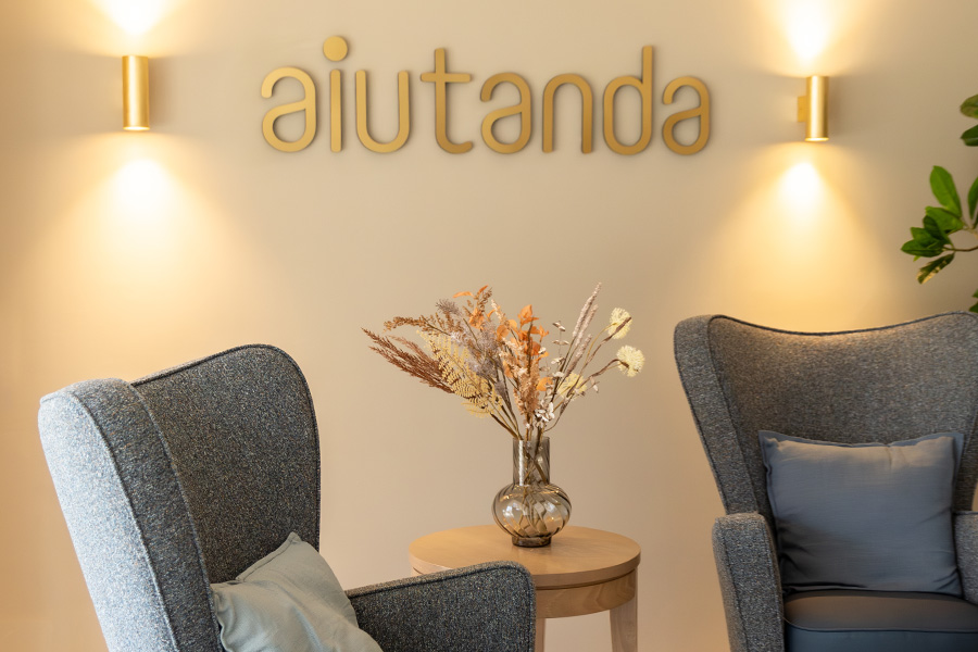 Sitzbereich im aiutanda Lebenspark "An der Spree"