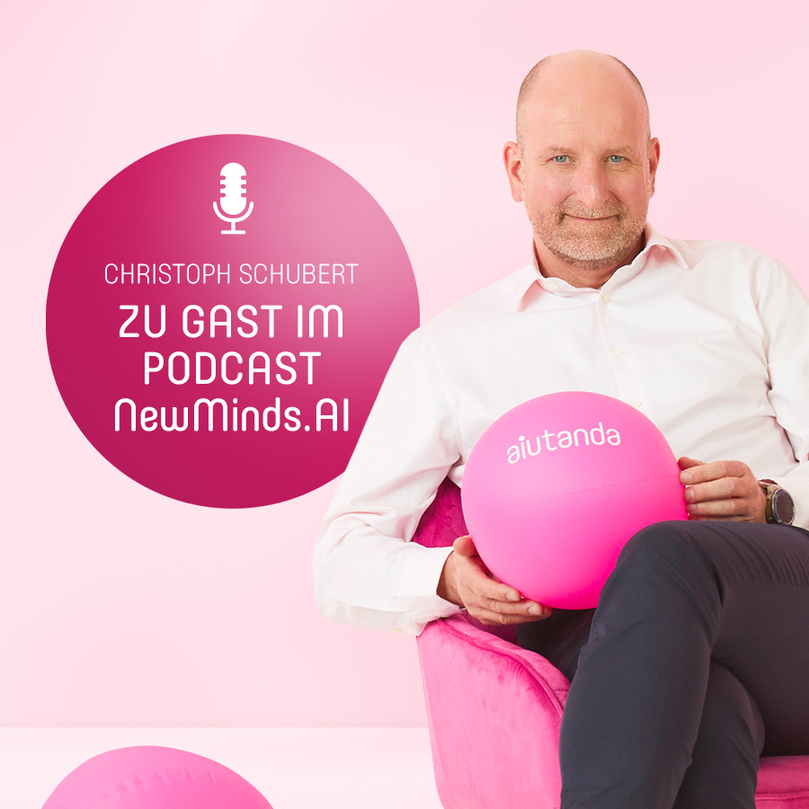 Christoph Schubert im NewMinds.AI Podcast zu Gast