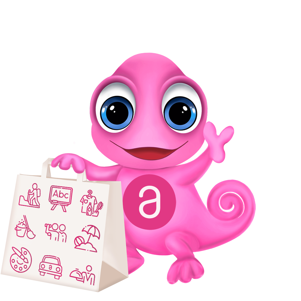 Maskottchen Leon Alltagshilfe