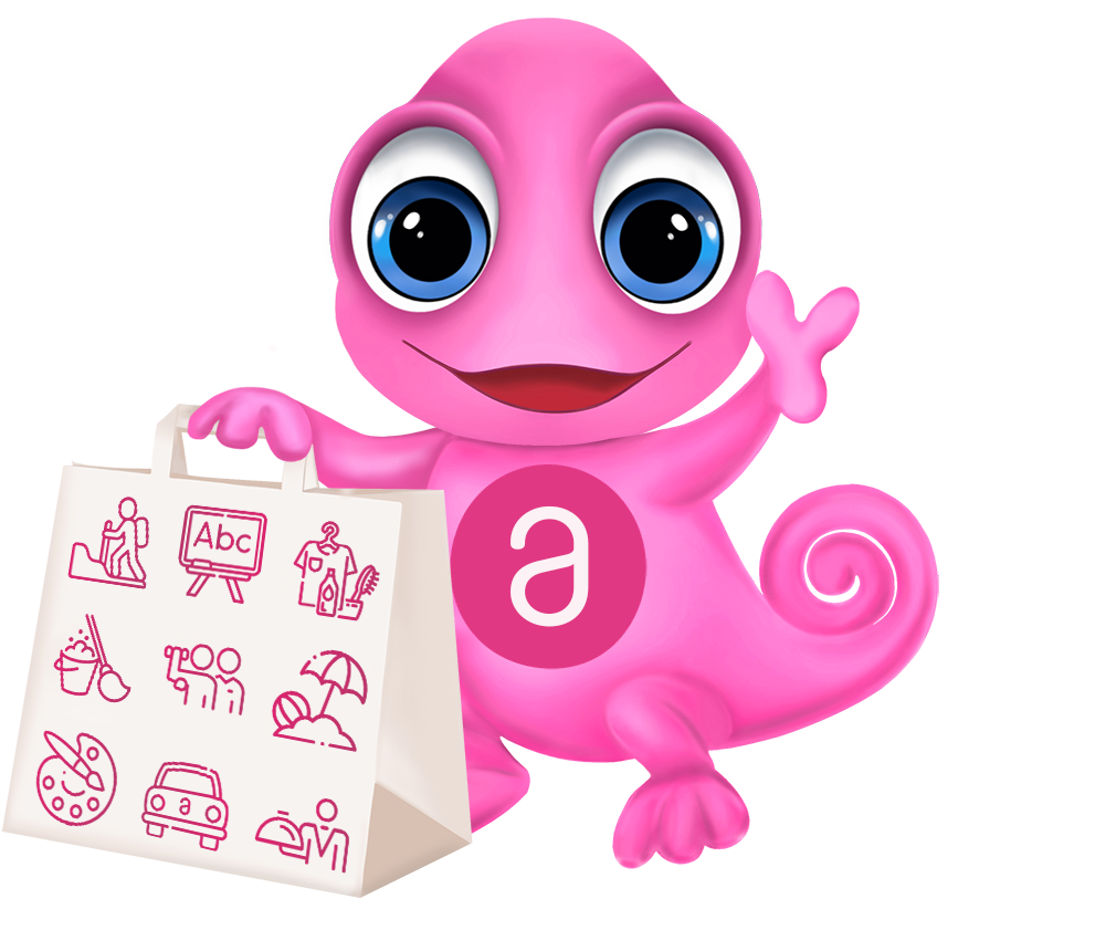 Maskottchen Leon für egal WAS - Alltagshilfe