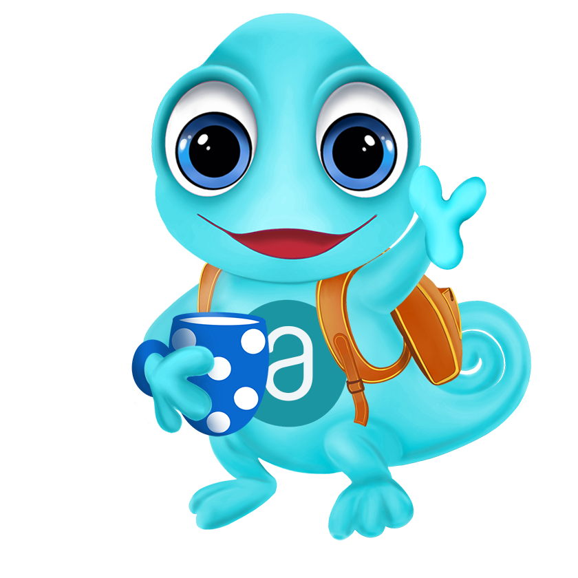 Maskottchen Leon für egal WO - flexibles Zuhause