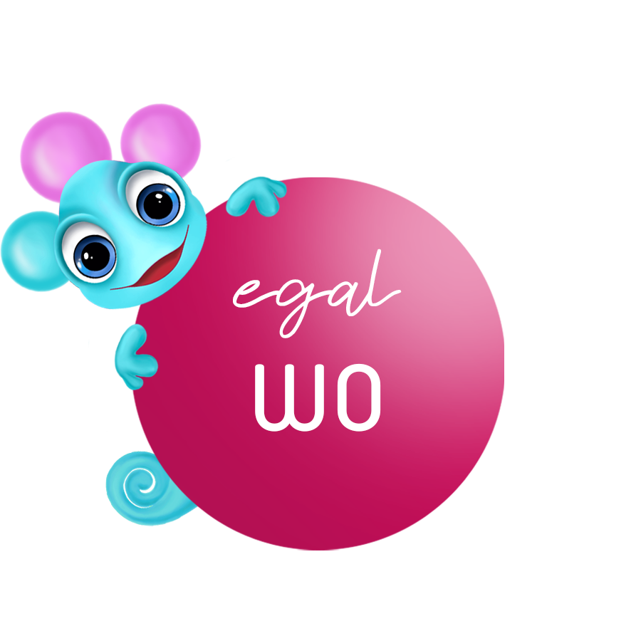 Maskottchen Leon an Bubble - egal WO