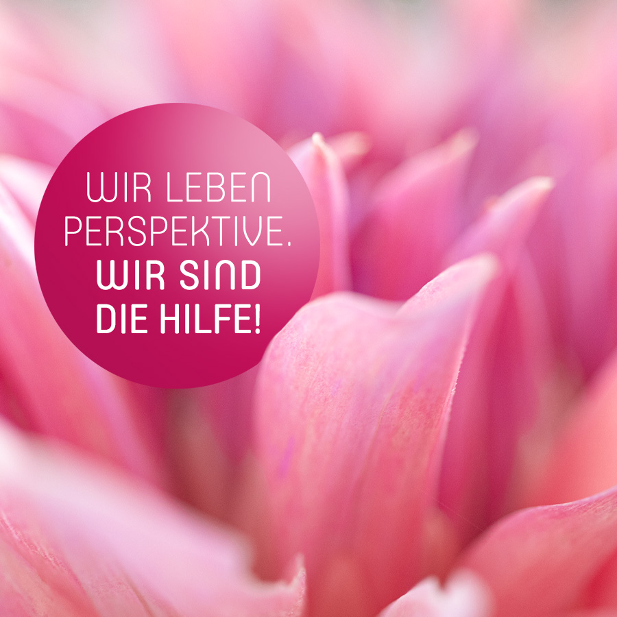 Wir leben Perspektive. Wir sind die Hilfe!