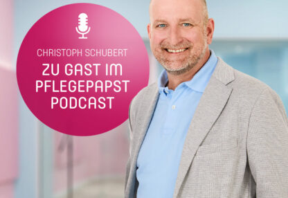 Christoph Schubert im Podcast Pflegepapst
