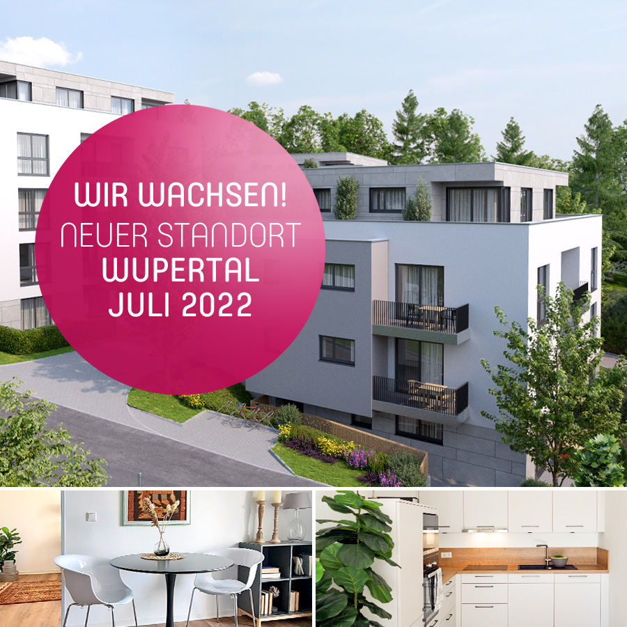 Wir wachsen! Neuer Standort Wuppertal Juli 2022
