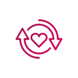 Icon Kreislauf mit Herz