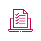 Icon To-Do Liste auf Laptop