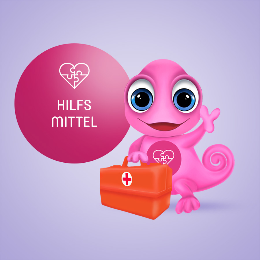 Maskottchen Leon Hilfsmittel