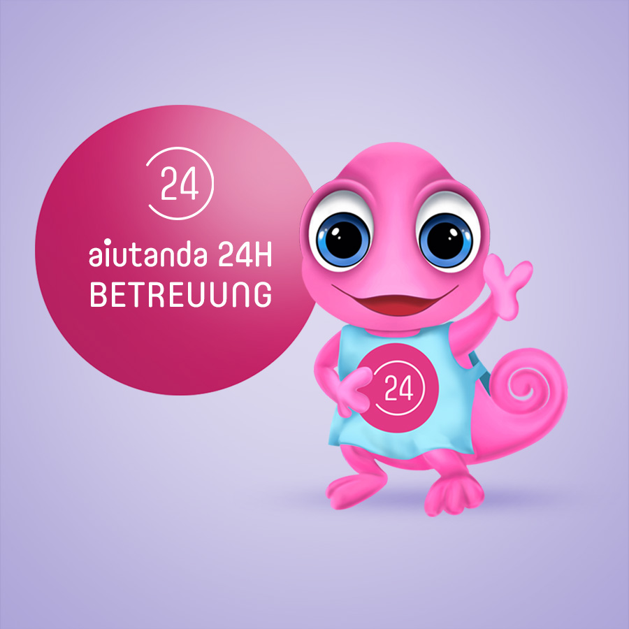 Maskottchen Leon Aiutanda 24h Betreuung