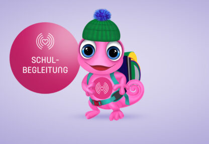 Maskottchen Leon Alltagshilfen Schulbegleitung