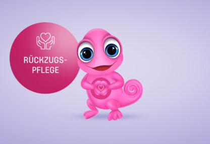 Maskottchen Leon Rückzugspflege