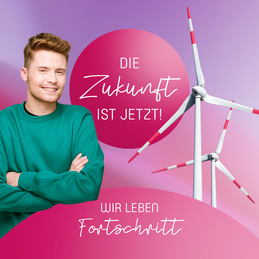 Die Zukunft ist jetzt! Wir leben Fortschritt