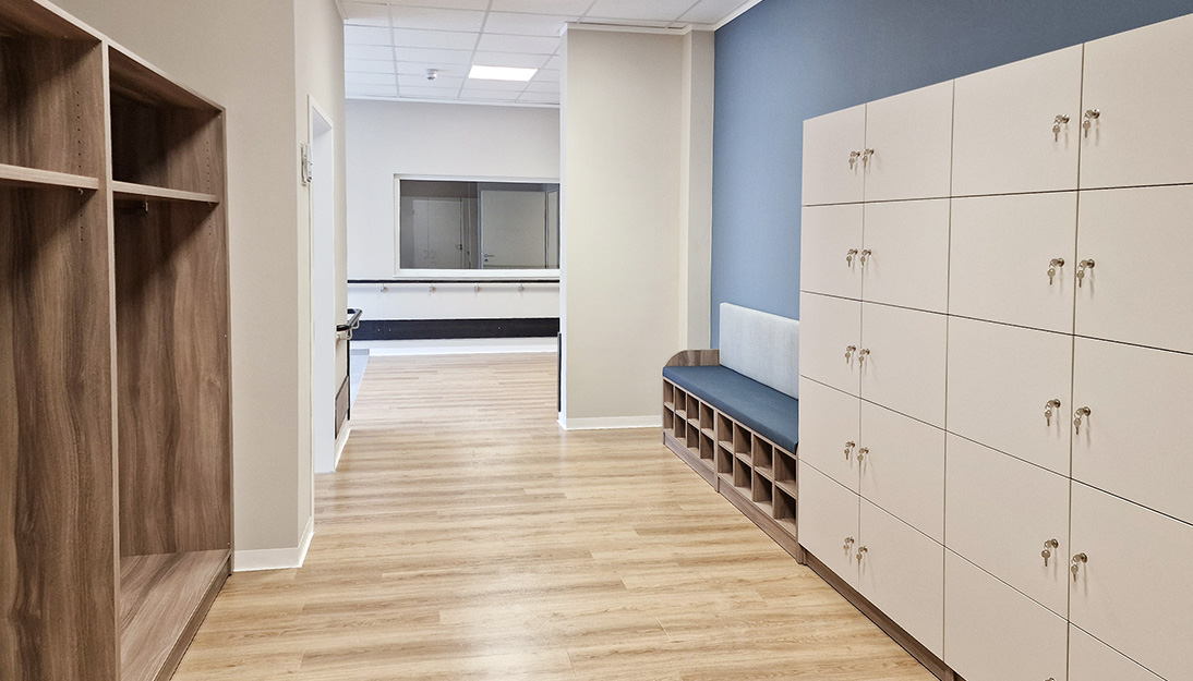 Tagespflege Garderobenbereich