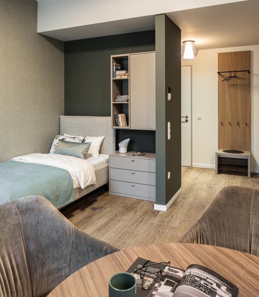 Wohnbereich im Apartment