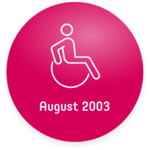 Meilenstein Bubble August 2003