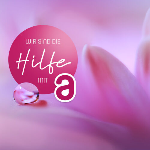 Wir sind die Hilfe mit a